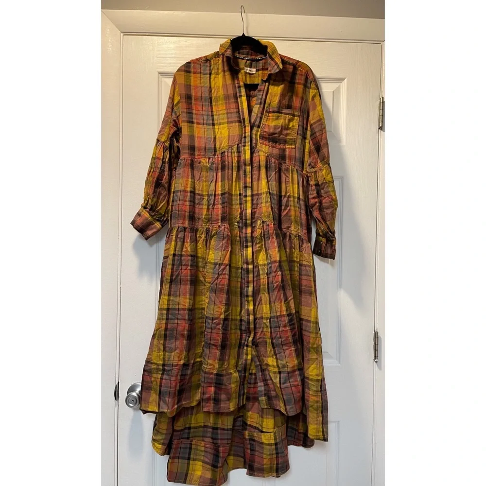 Long-Sleeve Tiered High-Low
Dress - Picture 6 of 10